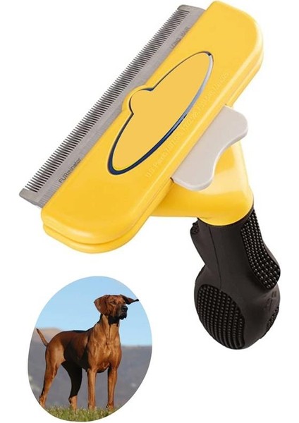 Kedi ve Köpekler Için Kısa Tüylü Köpek Tarağı Tüy Toplayıcı Tarak Large (K0)
