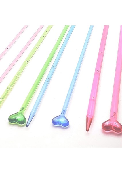 Örgü Şiş Seti 4' Lü Kalpli Plastik 35 cm | 3 - 4 - 5 - 6 fiyatları