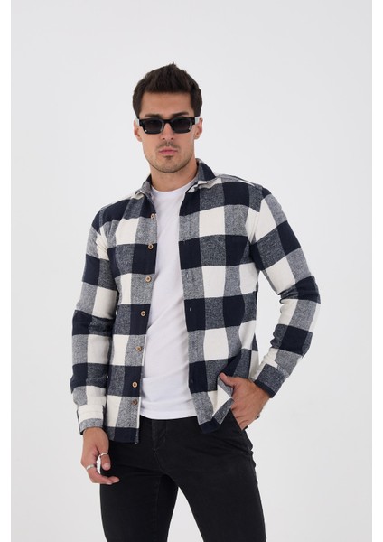 Jack Carısma Oduncu Ekose-Dama Slim Fit Erkek Gömlek