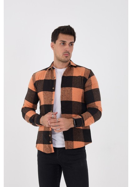 Jack Carısma Oduncu Ekose-Dama Slim Fit Erkek Gömlek fırsatları