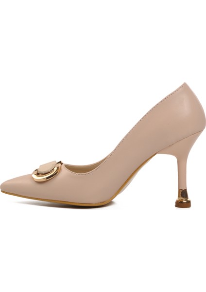 Krem Kadın Topuklu Ayakkabı fiyatları