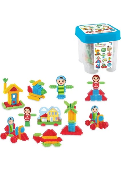 03324 Kaktüs Bloklar Koca 120PCS