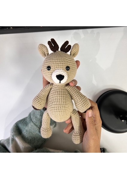 Amigurumi Örgü Geyik Oyuncak / Elişi Oyuncak / Uyku Arkadaşı