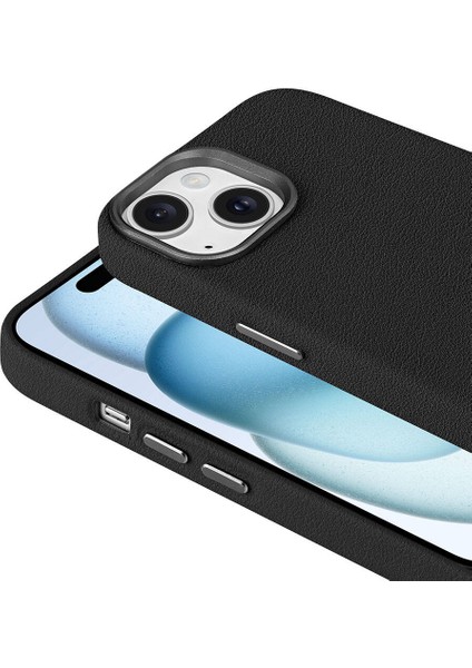 iPhone 16 Pro Max Kılıf Magsafe Şarj Özellikli Pu Deri Adora Kapak
