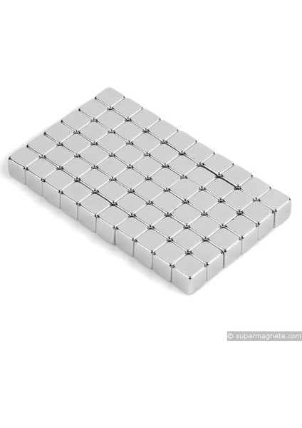 50 Adet - Küp Neodyum Mıknatıs, 5X5X5 Mm, Güçlü Magnet, N35 Kalite fiyatları