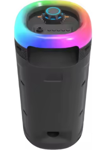 Hp 113 Taşınabilir Şarjlı Bluetooth Hoparlör 4 Inc *2 10W Rms Rgb Karaoke Mikrofonlu 3600 Mah