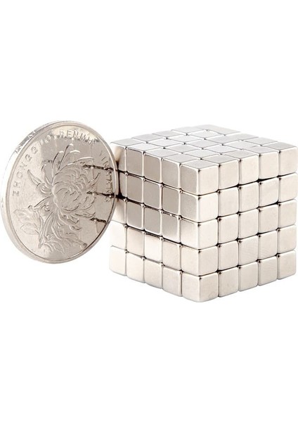 50 Adet - Küp Neodyum Mıknatıs, 5X5X5 Mm, Güçlü Magnet, N35 Kalite modelleri