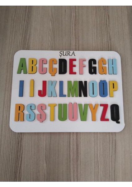 Çocuk Gelişimi Alfabe Yap-Boz Puzzle Oyun Kaliteli