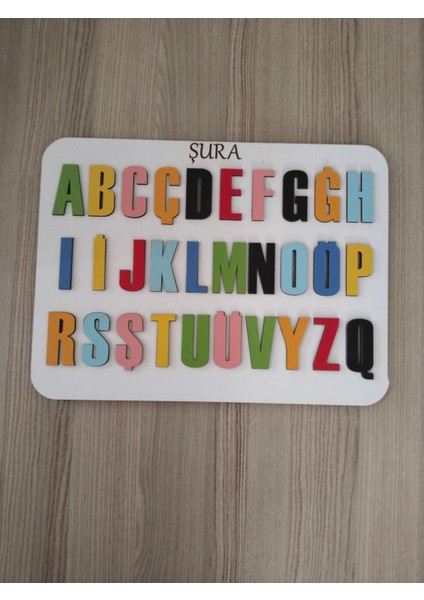 Çocuk Gelişimi Alfabe Yap-Boz Puzzle Oyun Kaliteli