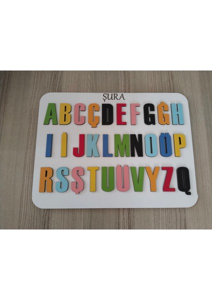 Çocuk Gelişimi Alfabe Yap-Boz Puzzle Oyun Kaliteli