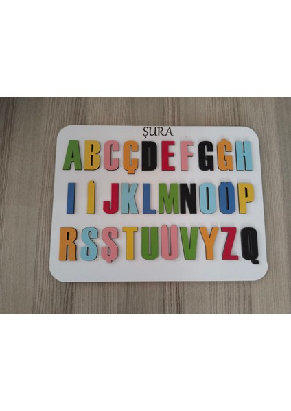 Çocuk Gelişimi Alfabe Yap-Boz Puzzle Oyun Kaliteli
