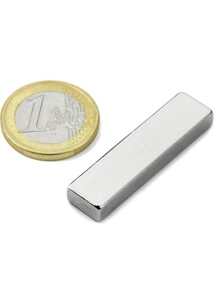 4 Adet Çok Güçlü 50MM x 10MM x 5mm Köşeli Süper Güçlü Neodyum Mıknatıs