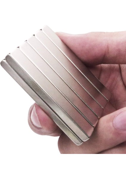 4 Adet Çok Güçlü 50MM x 10MM x 5mm Köşeli Süper Güçlü Neodyum Mıknatıs fiyatları