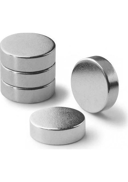 Çap 25MM x Kalınlık 5mm Güçlü Yuvarlak Neodyum Mıknatıs