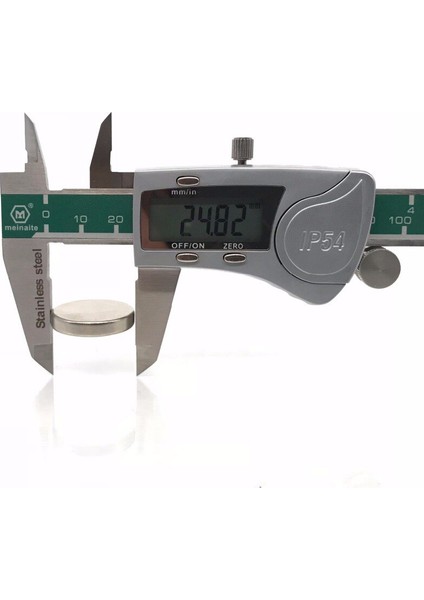 Çap 25MM x Kalınlık 5mm Güçlü Yuvarlak Neodyum Mıknatıs