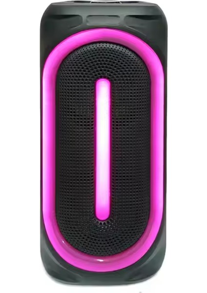 Hp 108 Bluetooth Hoparlör 16 W Rms 2*8 Inc Karaoke Kablolu Mikrofon Rgb Efekt Usb,typc-E