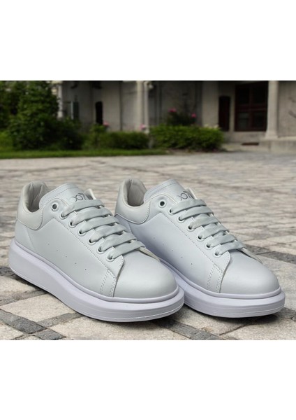 Yüksek Taban Bağcıklı Sneaker Günlük Ayakkabı