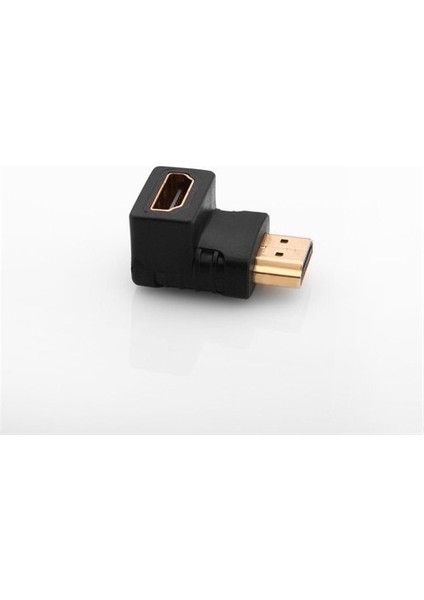 SLX-983 Gold HDMI F To HDMI M Adaptör 90 Derece Hdmi