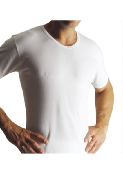 Erkek Modal Pamuk V Yaka Fanila T-Shirt fiyatları