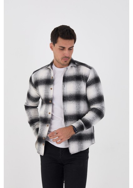 Jack Carısma. Oduncu Ekose Slim Fit Erkek Gömlek modelleri