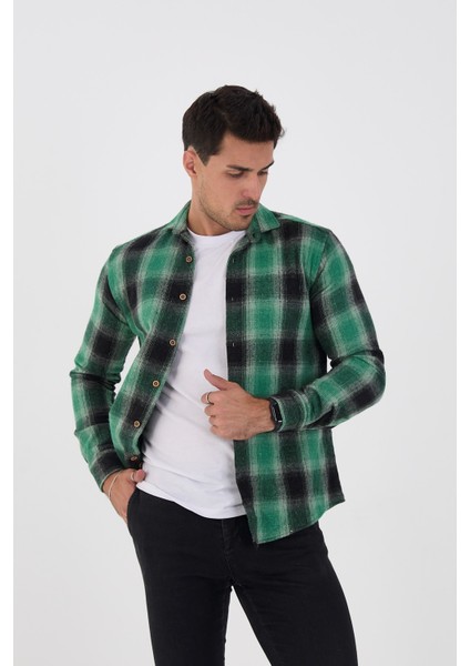 Jack Carısma. Oduncu Ekose Slim Fit Erkek Gömlek fiyatları