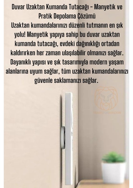 Mıknatıslı Çok Amaçlı Kumanda Telefon Tutucu 2 Adet 721182