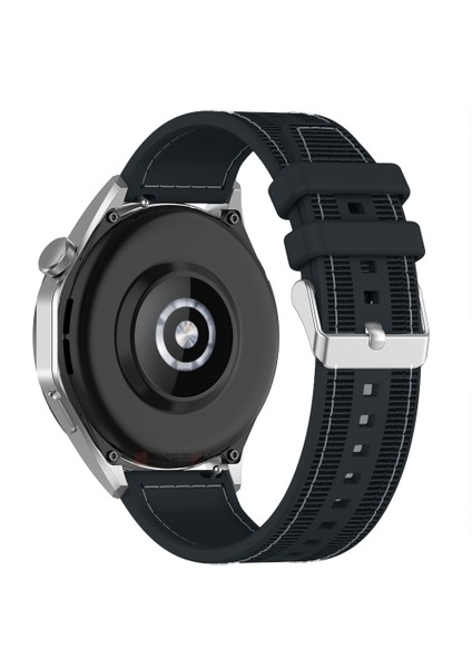 Huawei Watch Gt5 46MM Ile Uyumlu 22MM Dikiş Desenli Dokuma Silikon Kordon fiyatları