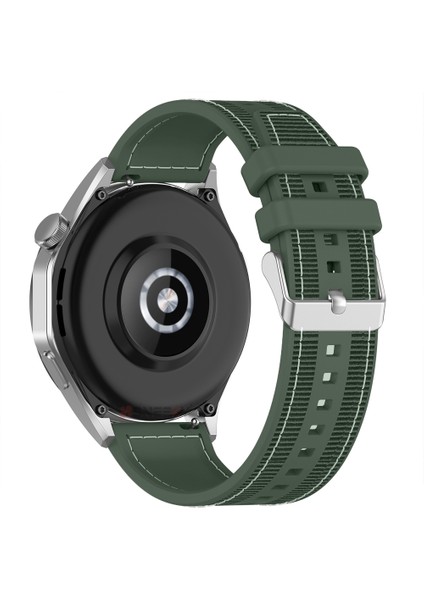 Huawei Watch Gt5 46MM Ile Uyumlu 22MM Dikiş Desenli Dokuma Silikon Kordon fiyatları