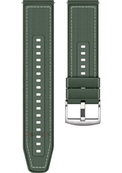 Huawei Watch Gt5 46MM Ile Uyumlu 22MM Dikiş Desenli Dokuma Silikon Kordon indirimleri