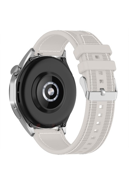 Huawei Watch Gt5 46MM Ile Uyumlu 22MM Dikiş Desenli Dokuma Silikon Kordon fiyatları