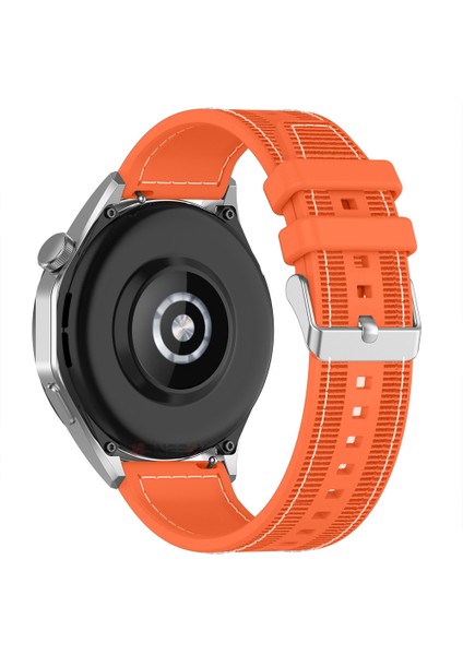 Huawei Watch Gt5 46MM Ile Uyumlu 22MM Dikiş Desenli Dokuma Silikon Kordon fiyatları