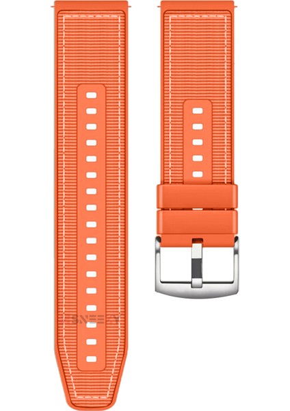 Huawei Watch Gt5 46MM Ile Uyumlu 22MM Dikiş Desenli Dokuma Silikon Kordon indirimleri