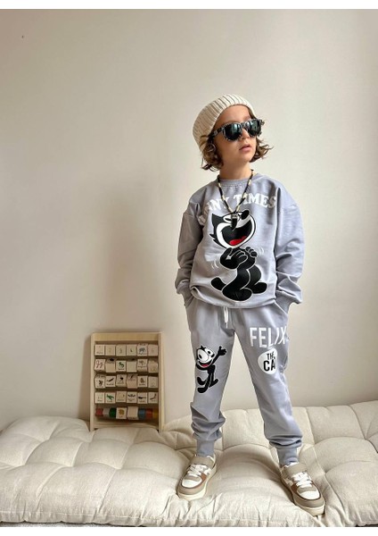 Yigit Butik Karakter Baskılı Erkek Çocuk Alt Üst Takım