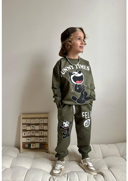 Yigit Butik Karakter Baskılı Erkek Çocuk Alt Üst Takım modelleri