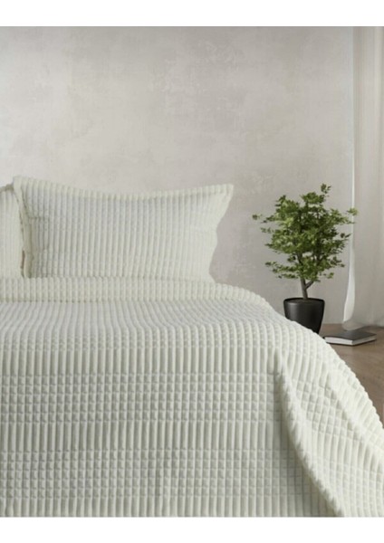 Merinos Modern Line 3 Parça Battaniye Seti Kemik