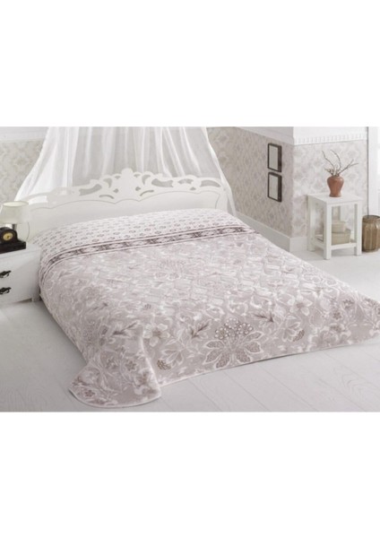 Çift Kişilik Battaniye Viyola Vizon