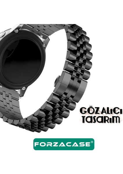 Honor Watch Es ile Uyumlu Rolex Tasarım Metal Kordon Kayış - FC926 modelleri