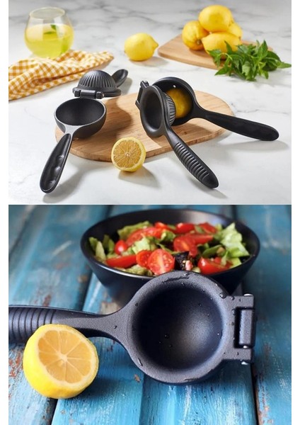 3 Parça Limon Sıkacağı, Sarımsak Ezici, Fındık Ve Ceviz Kırıcı