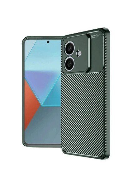 Oppo A3 Uyumlu Kılıf Karbon Tasarım Kamera Korumalı Silikon Telefon Kılıfı Kapak