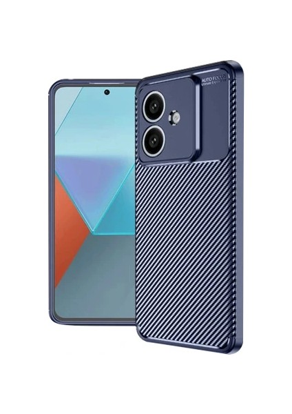 Oppo A3 Uyumlu Kılıf Karbon Tasarım Kamera Korumalı Silikon Telefon Kılıfı Kapak