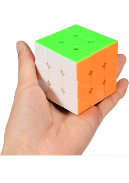 3x3 Profesyonel Kutulu Neon Speed Cube Zeka Sabır Küpü