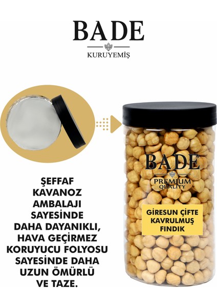Çifte Kavrulmuş Fındık Giresun Iri Boy 250 Gr. fırsatları