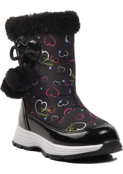 Walkway Siyah Kız Çocuk Kar Botu