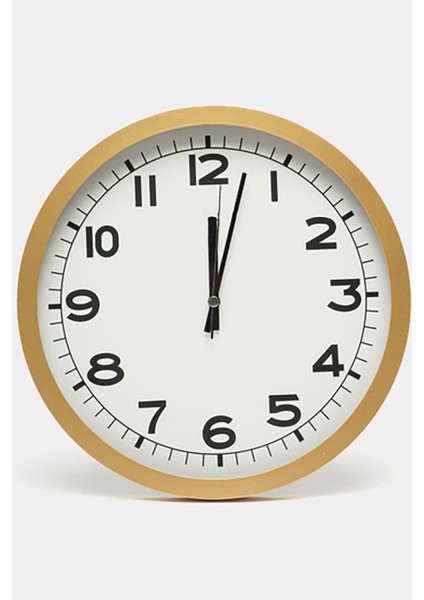 32 cm Duvar Saati Gold Çerçeveli Duvar Sabitlenen Duvar Saati indirimleri