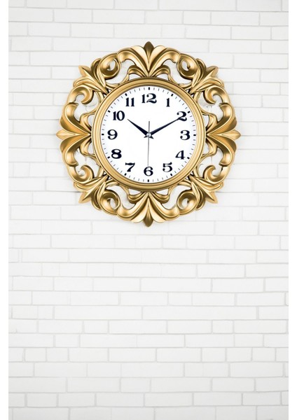 Gold Dekoratif Duvar Saati Büyük Tip 39 Santimetre Dekoratif Saat fiyatları