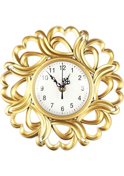 Gold Dekoratif Duvar Saati Büyük Tip 39 Santimetre Dekoratif Saat indirimleri