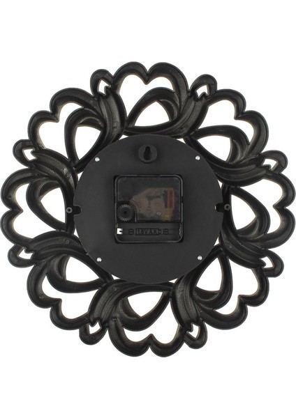 Şık Görünüşlü Renkli Duvar Saati 39 cm Büyük Boy Gold Detaylı Saat fırsatları