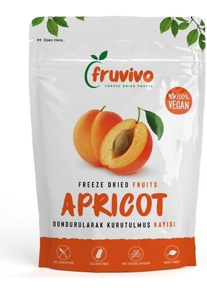 Dondurularak Kurutulmuş Kayısı 30 gr, Vegan, Glutensiz Kurutulmuş Meyveler modelleri