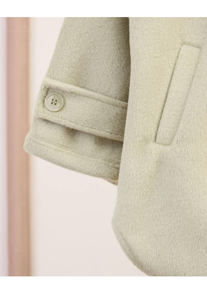 Kız Yeşil Kaşe Kaban fiyatları