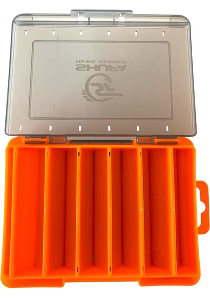 Çift Taraflı Maket Yem Kutusu 12 Gözlü Turuncu 14X10.5X3CM (Max 7cm Maketler Için) modelleri